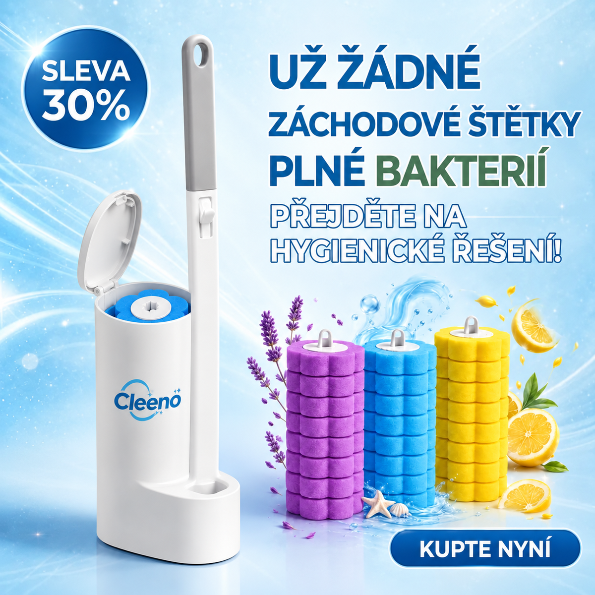Cleeno® – Nový Způsob, Jak Čistit WC